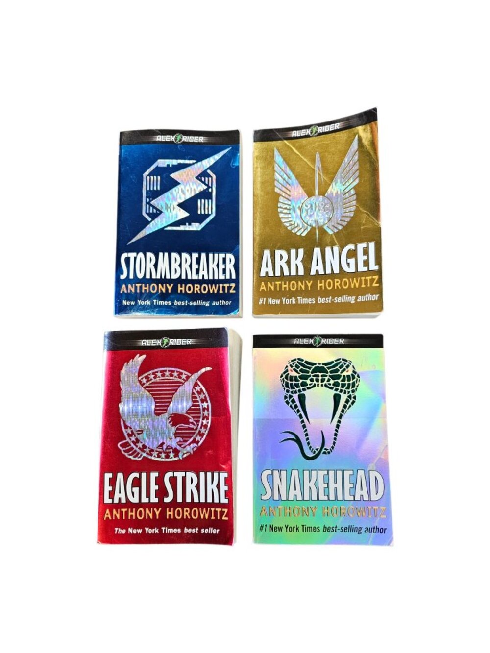 Alex Rider Novel Series 4 Books Anthony Horowitz Vintage Teen Action Thriller PB